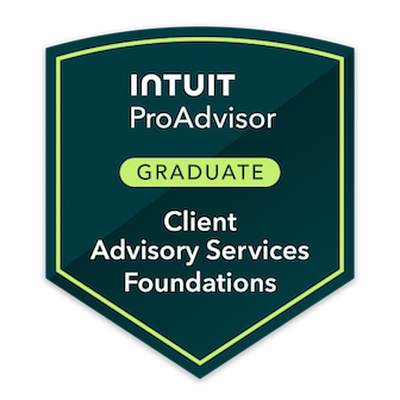 Intuit ProAdvisor — Client Advisory Services Foundations Graduate